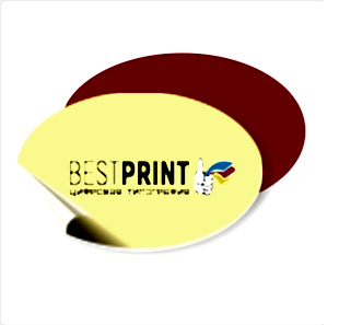 Наклейки овальные